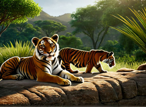 Feline sălbatice salvate de Natalia în Ucraina: Un sanctuar pentru lei și tigri