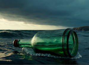 Cenușa unei britanice, găsită într-o sticlă pe o insulă germană din Marea Nordului