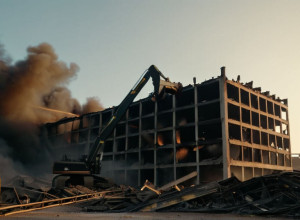 Dresda: Ruinele fostei Operete de Stat, demolate după incendiul provocat de copii