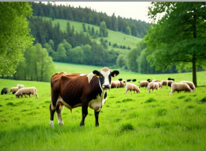 Aventura vacii Mücke: Evadare de la abator și prietenie cu oile