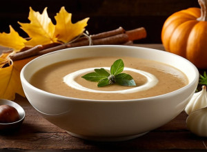 Rețetă de Toamnă: Supă Cremă de Castane cu Cimbru și Măr