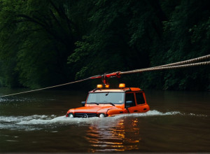 Femei curajoase au salvat un șofer de 82 de ani dintr-o mașină căzută în râul Elba la Dresda