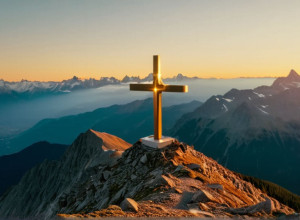Crucea de Vârf de pe Zugspitze, Demontată pentru Restaurare din Cauza Autocolantelor