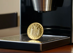 Un bărbat din München a descoperit o monedă rară din San Marino într-un automat de cafea