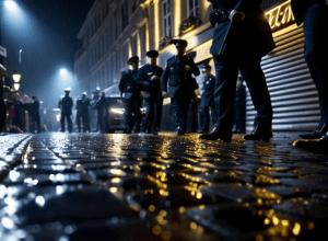 Scandal violent în fața unui club din Mainz: Agresorul, scos afară pentru hărțuire, a atacat cu o lanternă