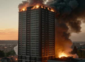 Tragedie în Mannheim: O femeie de 88 de ani a murit într-un incendiu izbucnit la etajul 11 al unui bloc