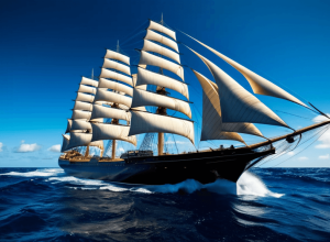 Cel mai mare velier din lume și-a încheiat cu succes călătoria inaugurală peste Atlantic