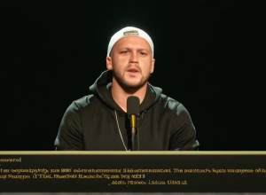 Rapperul german Haftbefehl a susținut un concert de 18 minute cu fața acoperită