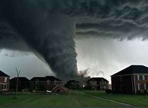 Tornado devastator lovește o zonă rezidențială din Cambodgia, provocând haos