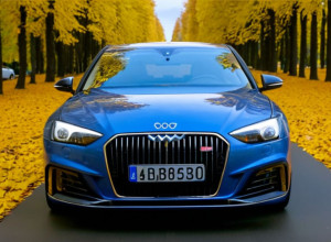 O șoferiță din Germania a încercat să ascundă numerele de înmatriculare expirate cu frunze de toamnă