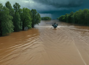 Dronă Salvează un Bărbat de la Înec în Inundațiile Devastatoare din Vietnam