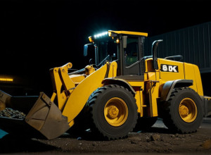 Jafuri spectaculoase în Fürth: Un bărbat a spart magazine cu un încărcător frontal