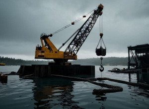 Tragedie în portul Everett: O macara uriașă s-a prăbușit, doi morți