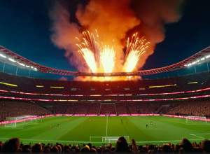 FC St. Pauli, amendă de peste 125.000 de euro pentru incidente pirotehnice la derby