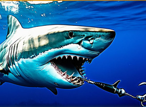 Eroii din Australia: Salvatori de animale au eliberat un rechin de un cârlig