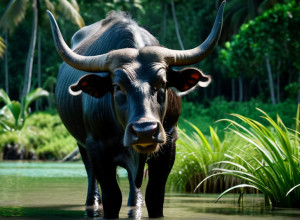 Poliția Braziliană Patrulează Insulele Călare pe Bivoli