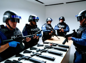 Poliția a descoperit un atelier clandestin de arme