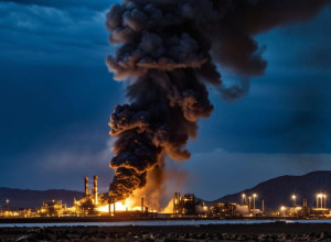 Tragedie aviatică în SUA: Avion cargo s-a prăbușit pe o instalație petrolieră