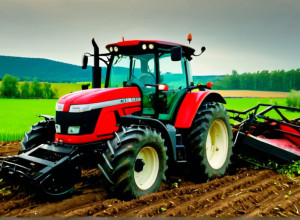 Accident grav cu tractor în Germania: Șoferul și un pasager de 13 ani, răniți grav