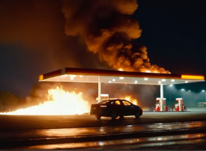 Fost campion de box acuzat de viol și incendierea unei benzinării