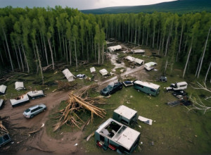 Tornadă mortală lovește Algarve, Portugalia: un deces și 21 de răniți