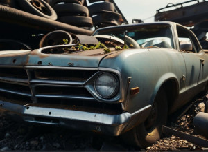 Vedeta „Sommerhaus” Roland Heitz își surprinde logodnica: Nunta pe un cimitir de mașini