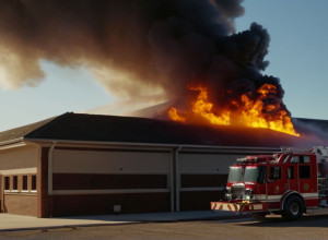 Incendiu devastator la o școală primară din Hanovra; Copiii, evacuați din sala de sport