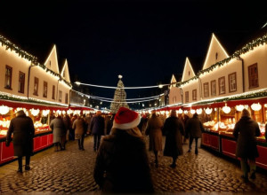 Incident tensionat la Târgul de Crăciun din Weimar: Un bărbat a amenințat cu un cuțit