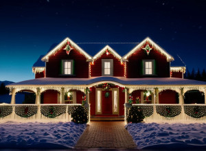 Casa de Crăciun din Moordorf: Peste 50.000 de lumini LED transformă locuința într-un spectacol magic