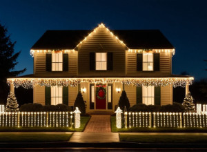 Casa de poveste din Köln: Un "tocilar" tech a transformat locuința într-un spectacol de lumini de Crăciun interactiv