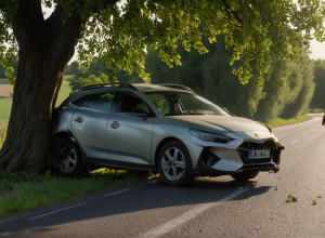 Accident tragic în Bavaria: Un șofer de 18 ani a murit, doi pasageri grav răniți