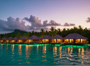 Zverev și Thomalla, surprinși într-o vacanță romantică în Maldive