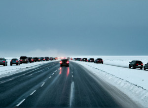 Blocaj de 85 de kilometri pe drumul spre Baikal: Șoferi blocați într-un infern de gheață la -20 de grade