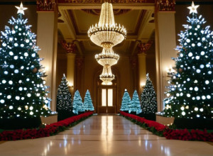 Casa Albă Strălucește de Crăciun: Melania Trump Prezintă Decorul Festiv