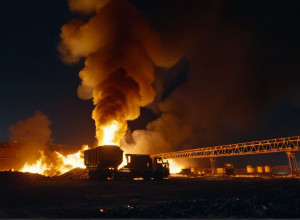 Incendiu masiv la o uzină de reciclare din Sydney: Peste 200 de pompieri au luptat cu flăcările