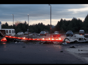 Accident Grav în Berlin: Coliziune Frontală pe Malchower Weg, Patru Răniți. Trafic blocat și anchetă în desfășurare.