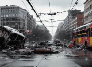 Accident grav la München: Autobuz se izbește de tramvai! Zece răniți, inclusiv copii