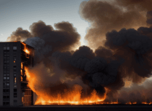 Incendiu scăpat de sub control – Un hotel «Lost-Place» cuprins de flăcări