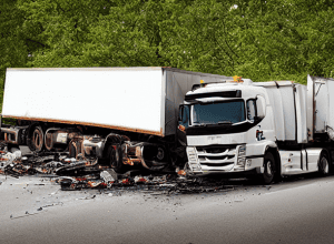 Accident grav pe A7: Șofer de camion proiectat din cabină