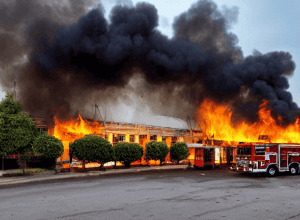 Incendiu la un restaurant din Kiel: Pompierii intervin rapid