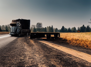 Camion în flăcări pe A7! Trafic blocat lângă Hamburg
