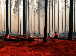 Incendiu Forestier la Bad Bergzabern: Drum Închis