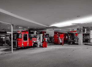 Incendiu la un supermarket din Mannheim