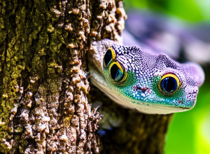 Gecko zâmbitor din Indonezia aduce noroc