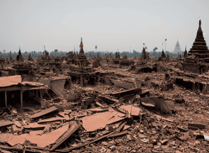Cutremur Myanmar: Luptă disperată pentru supraviețuitori