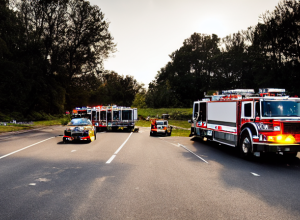 Accident pe A46: Mașină răsturnată - Intervenție de urgență