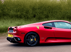 Accident Ferrari: Bolid F430, zbor peste șanț