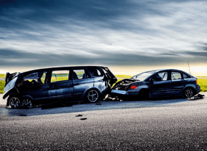 Accident spectaculos la Hünfeld: Seat răsturnat