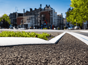 Copaci plantați pe pista de biciclete în Fuldabrück