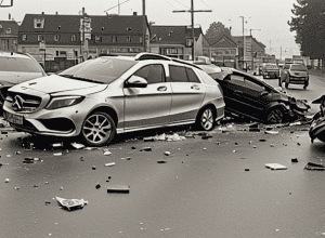 Ulm: Senior provoacă accident cu patru mașini